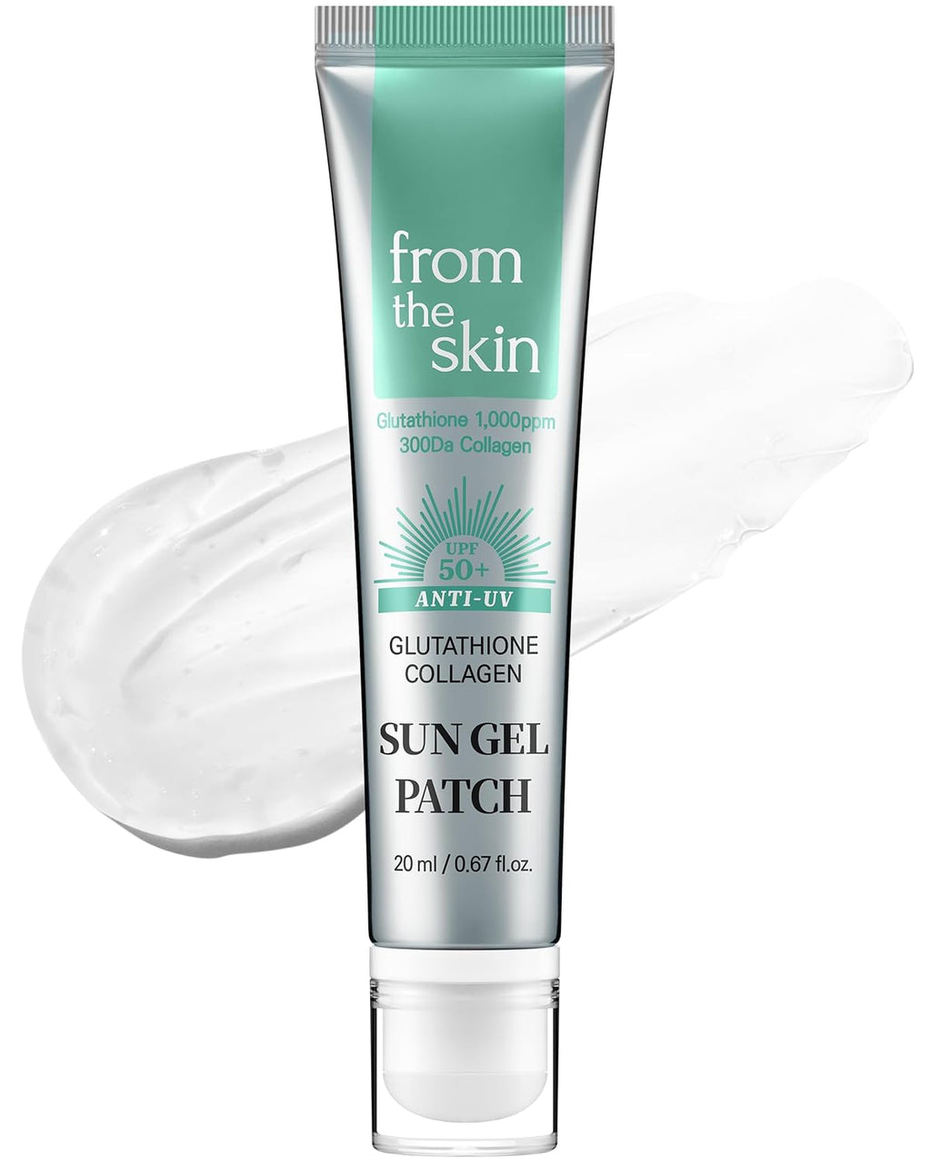 Sun Gel Patch – Transparent Gel to High Adhesion Invisible UV Shade Patch - For All Skin Types and Tones, 0.67 fl.oz