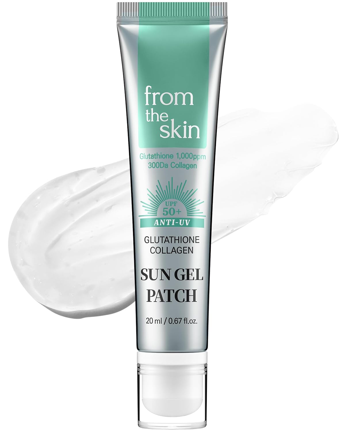 Sun Gel Patch – Transparent Gel to High Adhesion Invisible UV Shade Patch - For All Skin Types and Tones, 0.67 fl.oz