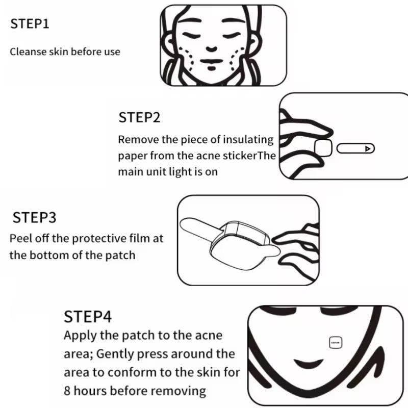 Acnebye Electronic Acne Patches 6pcs