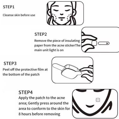 Acnebye Electronic Acne Patches 6pcs